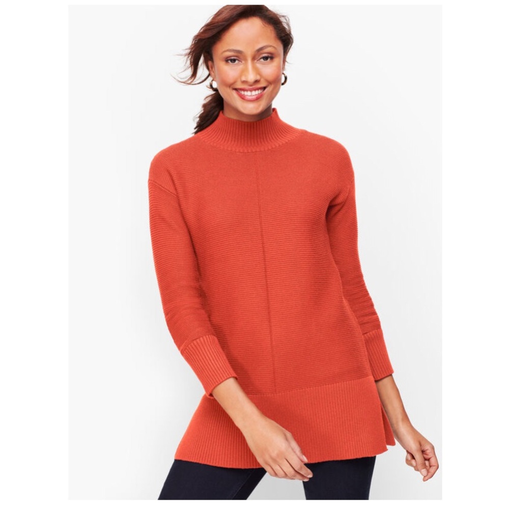 Talbots mock neck sweater
